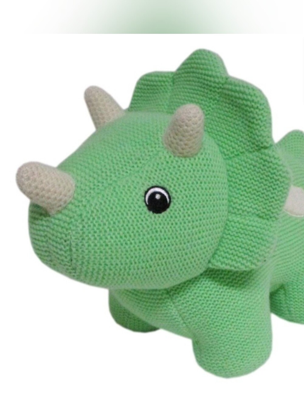 Kid Connection Stuffed Knit Plush Dino Green 12inch